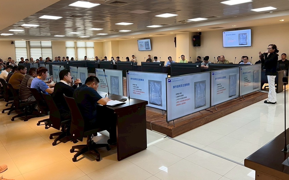 ▲圖說:配合內政部警政署,中市警察局對前線員警進行唾液毒品快篩試劑教育訓練 (圖/台中市政府 提供)