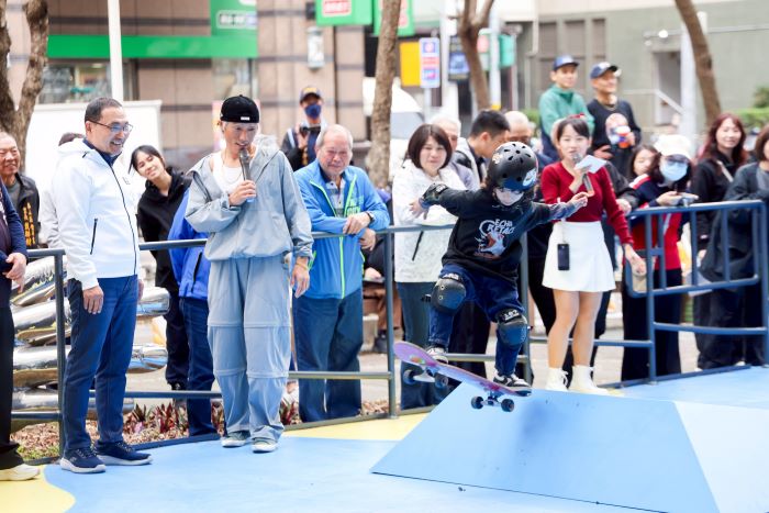 《圖說》泰山運動中心滑行動線連貫不干擾提升練習效率與體驗感。〈體育局提供〉