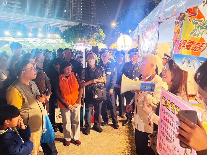 《圖說》方仰寧強調，檢警絕不會以電話辦案，更不會要求監管或轉移財產，只要電話中提到金錢監管，百分之百是詐騙，務必立即掛斷。〈三重分局提供〉